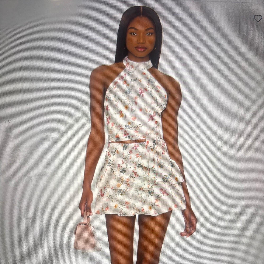Amanda Uprichard Aurelie Top and matching skirt